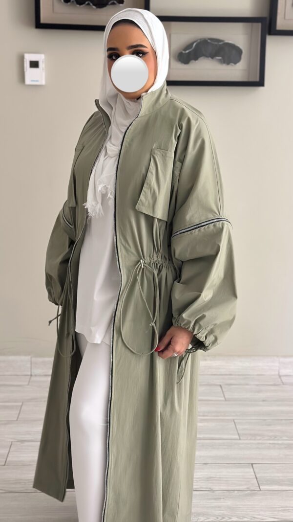 ⁦Pistachio Trench Coat⁩ - الصورة ⁦5⁩