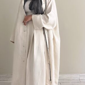 Linen Trench coat - جاكيت فقط