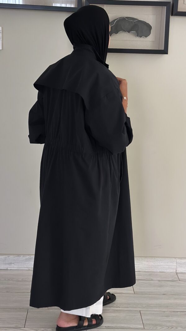 ⁦Casual Trench Black⁩ - الصورة ⁦5⁩