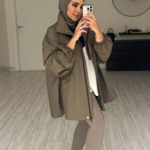 Alternative view of OVERSIZED JACKET - ETOUPE