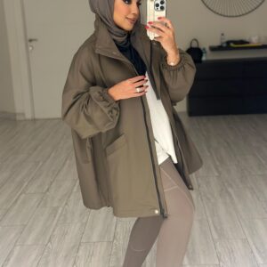 OVERSIZED JACKET - ETOUPE