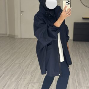 Alternative view of OverSized Jacket - Navy Blue