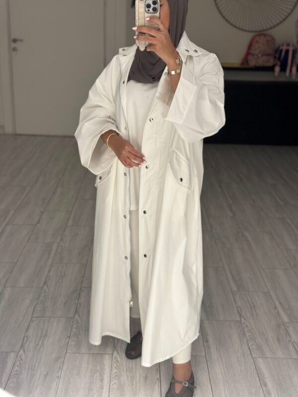 ⁦Basic trench White⁩ - الصورة ⁦2⁩