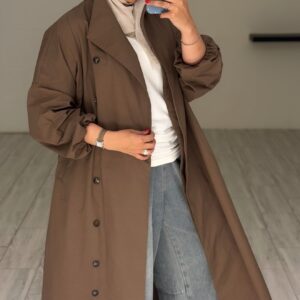 Classic trench coat - Mocha - الصورة 4