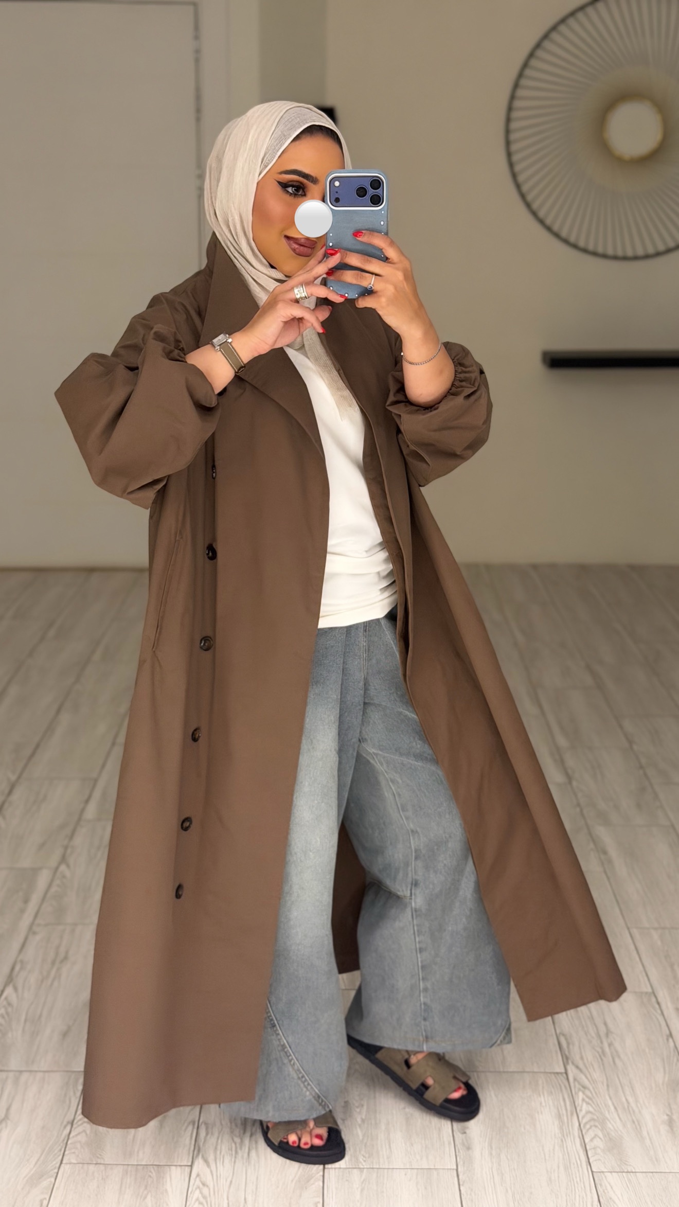 Classic trench coat - Mocha - الصورة 2