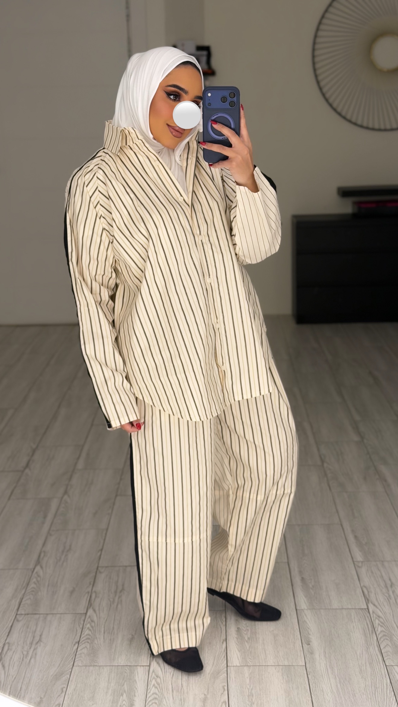 Double Lines - Beige - الصورة 4