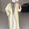 Basic trench coat - butter yellow