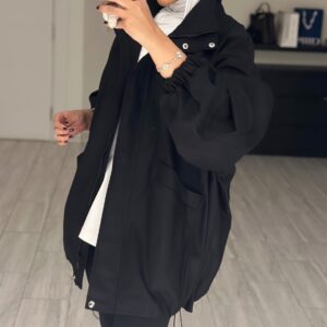 OVERSIZED JACKET - BLACK
