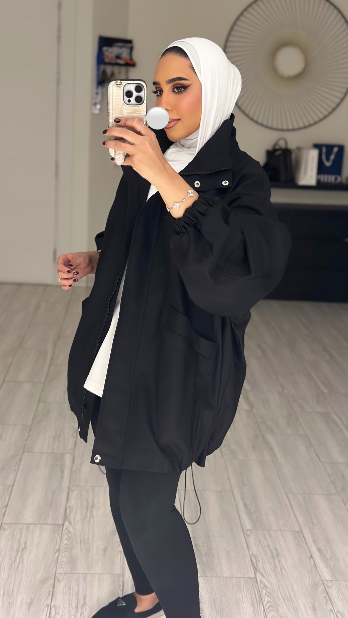 OVERSIZED JACKET - BLACK