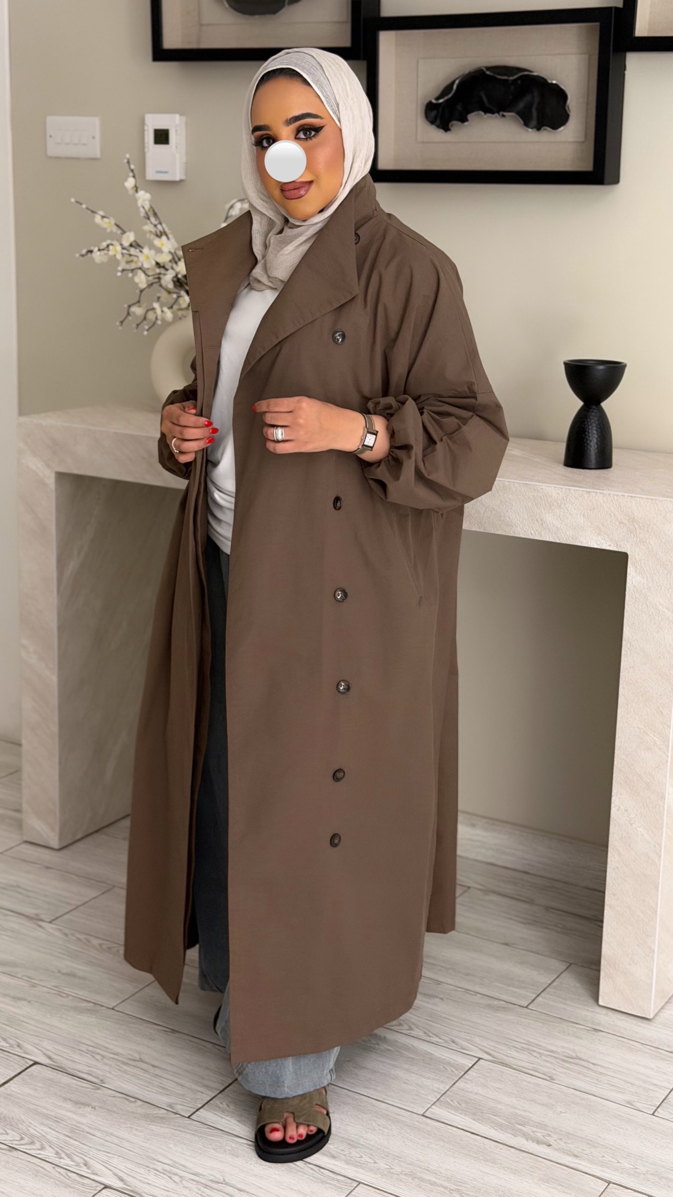 Classic trench coat - Mocha - الصورة 3