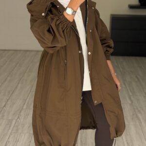 Trench coat - brown - الصورة 6