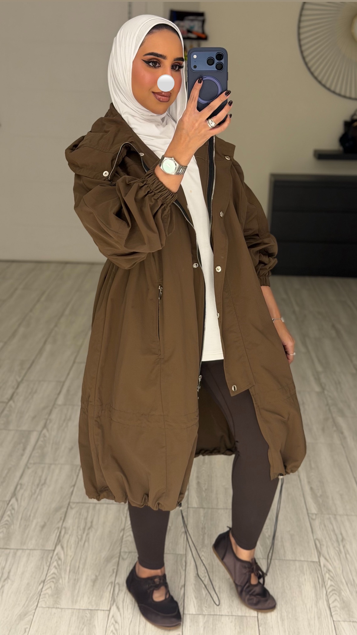 Trench coat - brown - الصورة 6