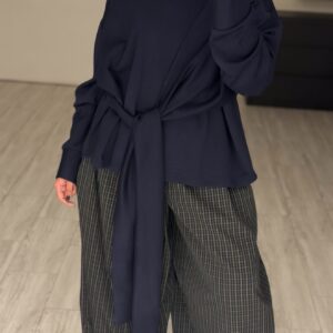 Wrapped Shirt - Navy