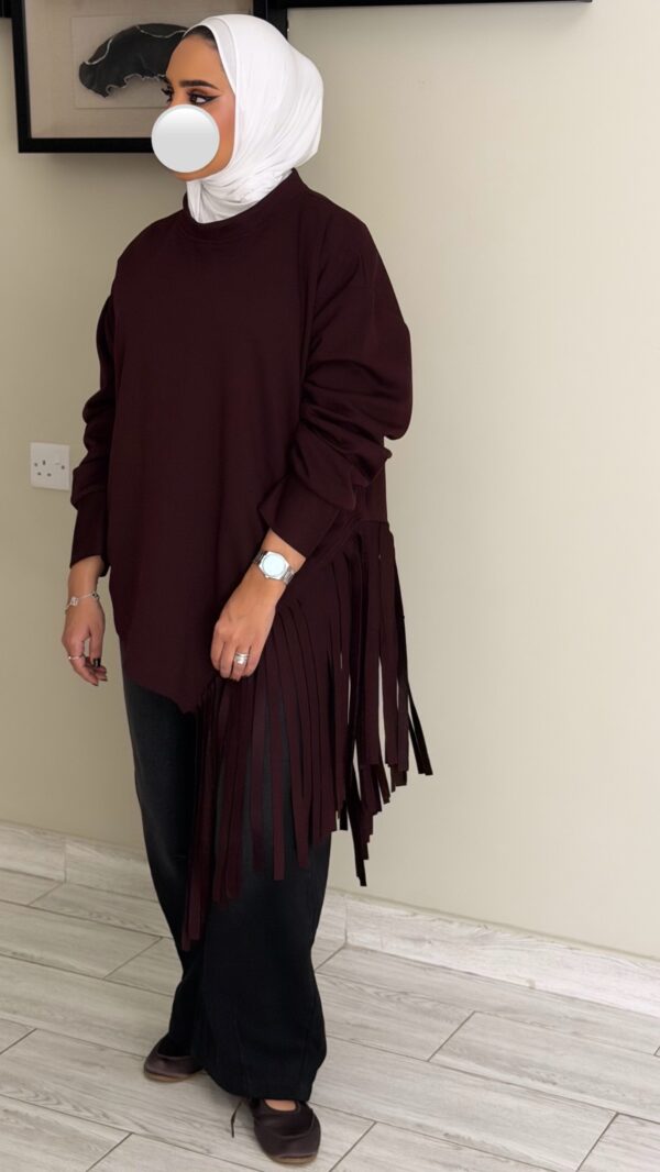 ⁦Hadab Maroon Shirt⁩ - الصورة ⁦4⁩