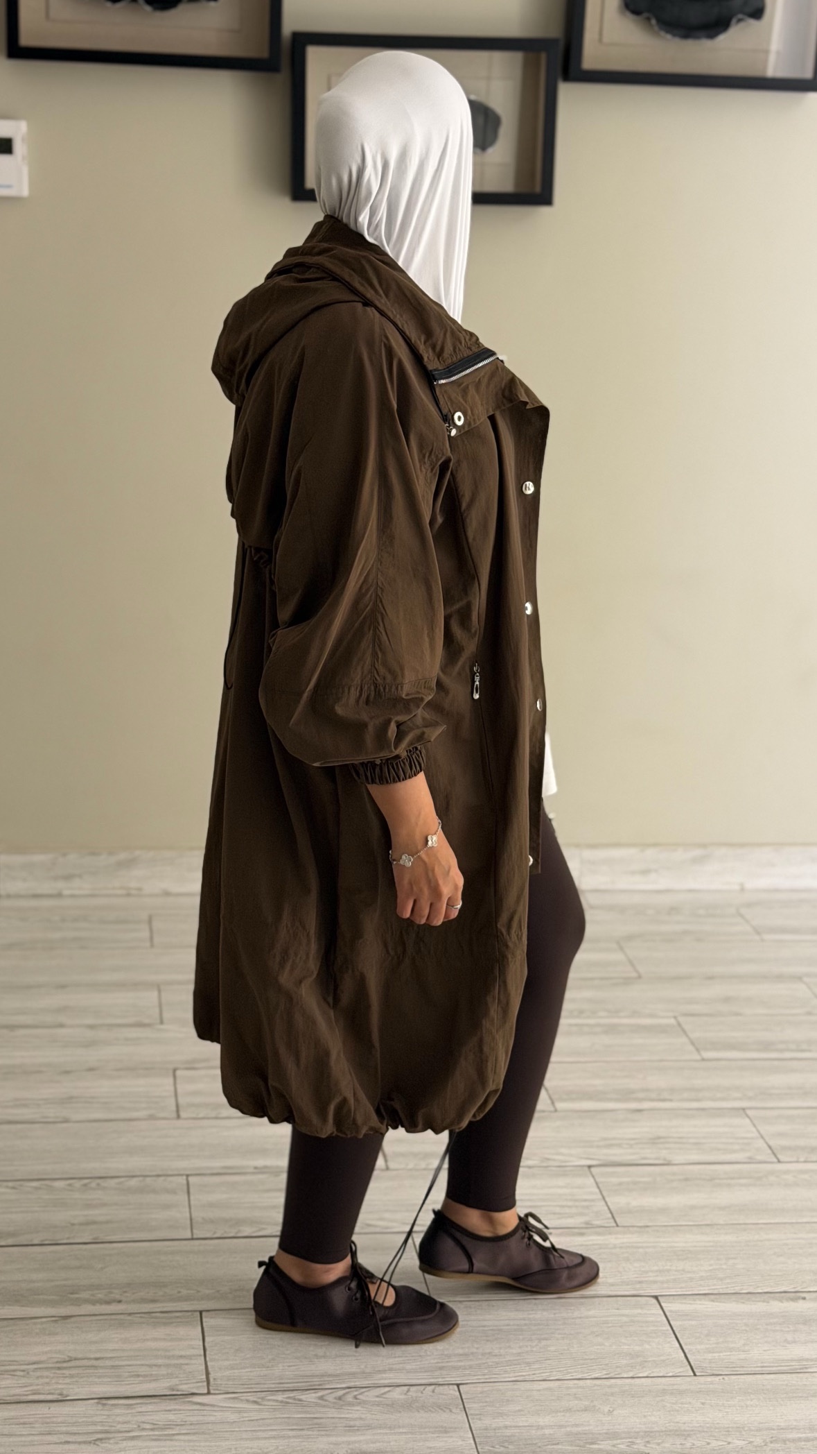 Trench coat - brown - الصورة 4