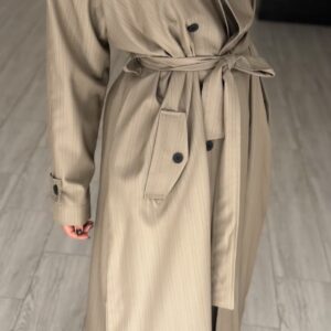 Alternative view of BeigeXBlack Trench