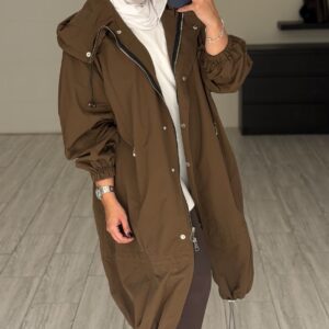 Trench coat - brown - الصورة 7
