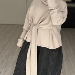 Alternative view of Wrapped Shirt - Beige