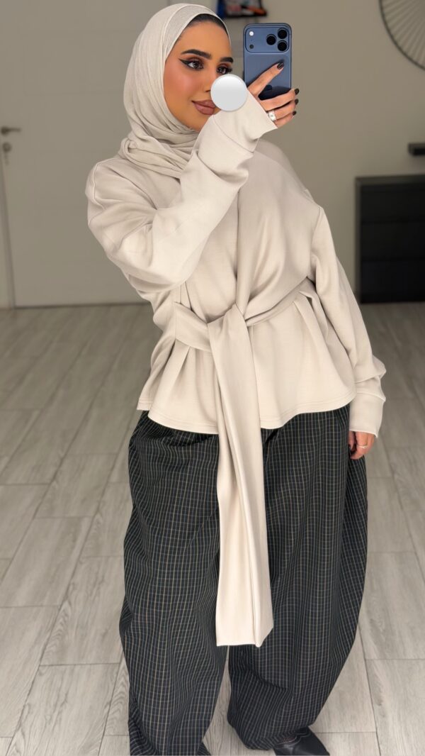 Wrapped Shirt - Beige