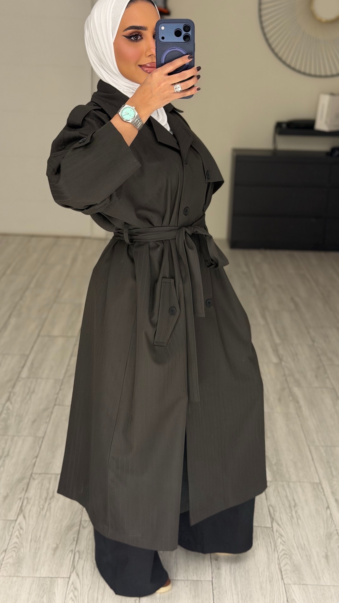 OliveXBrown Trench coat