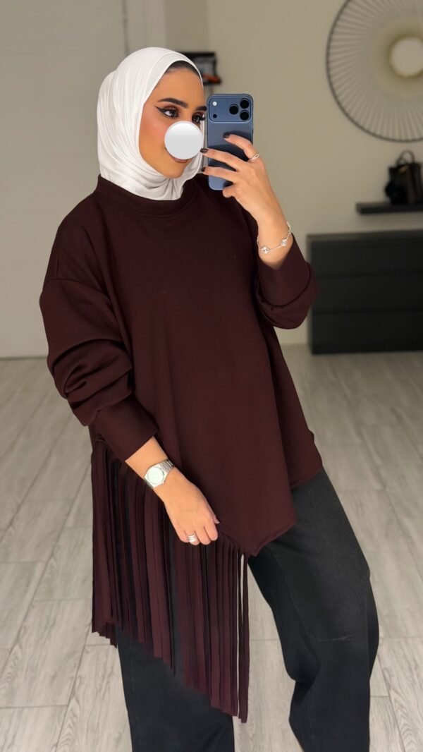 ⁦Hadab Maroon Shirt⁩ - الصورة ⁦3⁩