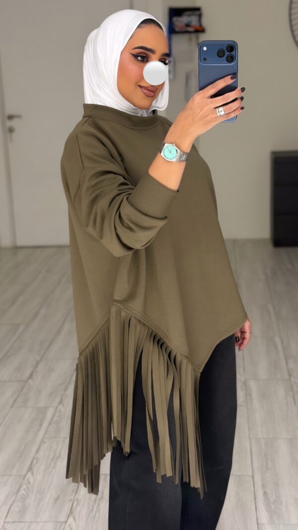 ⁦Hadab olive Shirt⁩ - الصورة ⁦2⁩