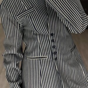 Alternative view of Stripes jeans Blazer