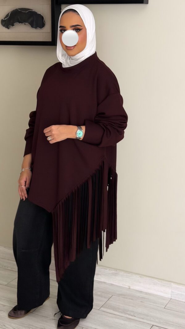 ⁦Hadab Maroon Shirt⁩ - الصورة ⁦5⁩
