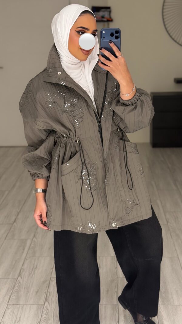 Grey Trench oversized