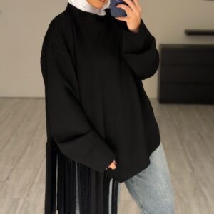 Alternative view of Hadab black Shirt