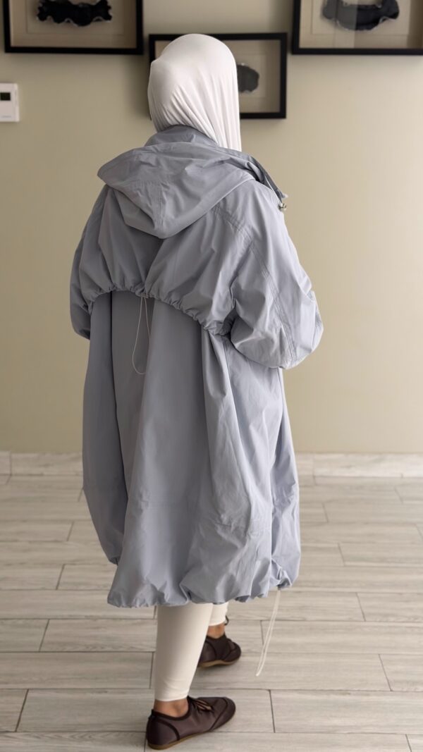 Sky blue Trench coat
