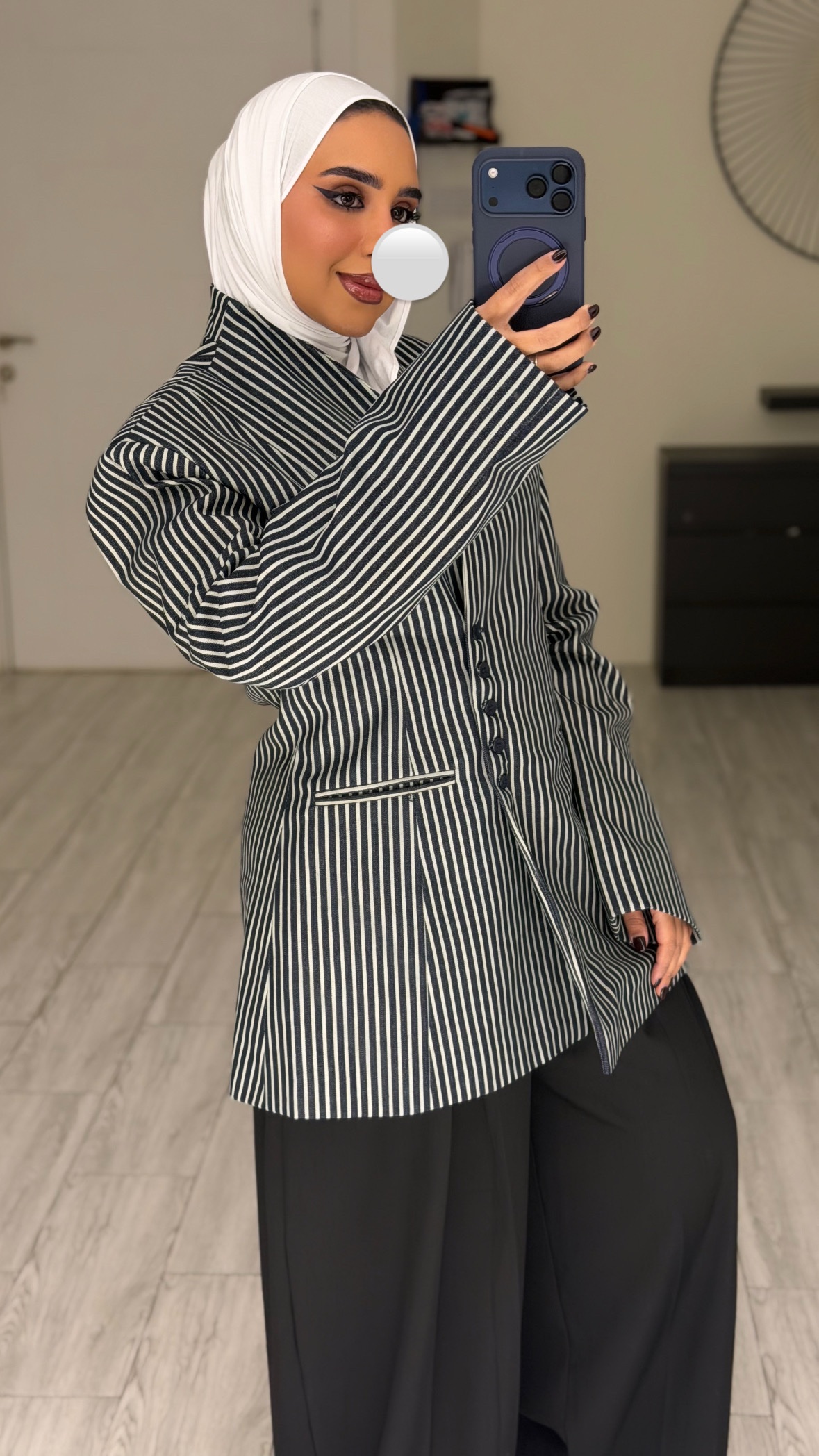 Stripes jeans Blazer - الصورة 6