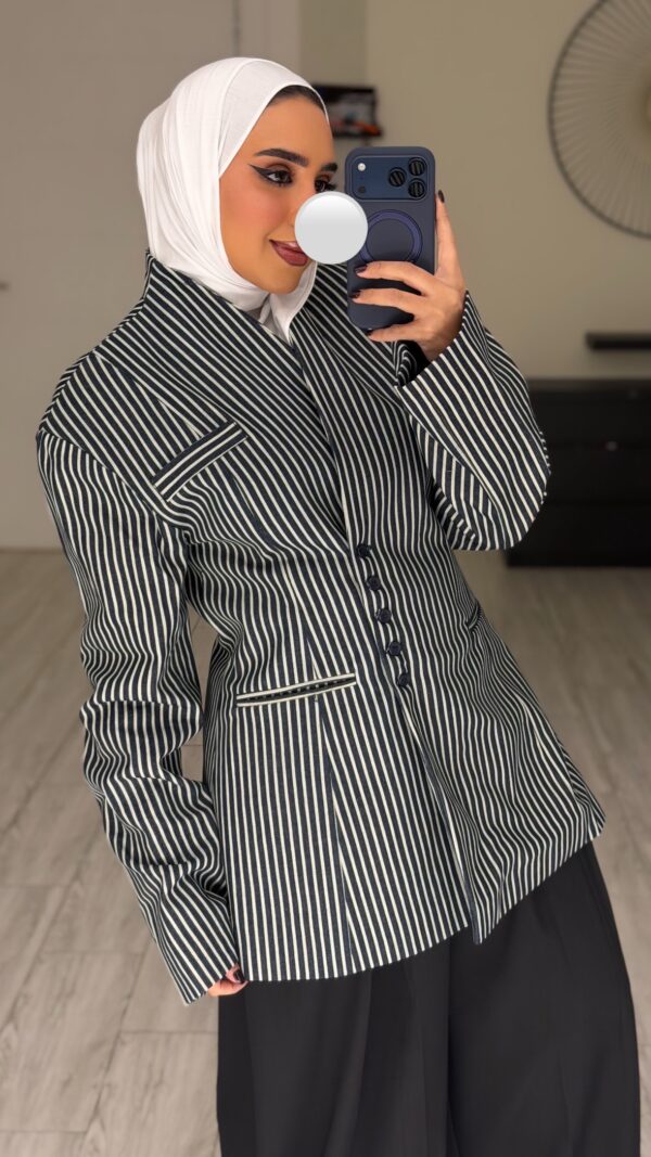 ⁦Stripes jeans Blazer⁩ - الصورة ⁦7⁩