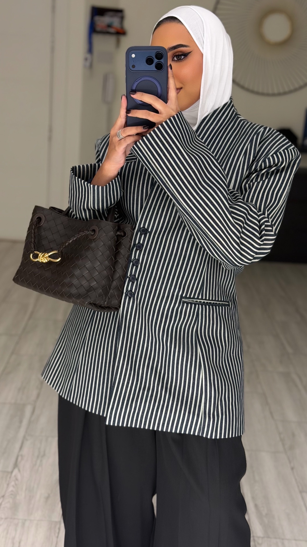 Stripes jeans Blazer - الصورة 5
