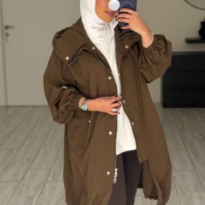 Alternative view of Trench coat - brown
