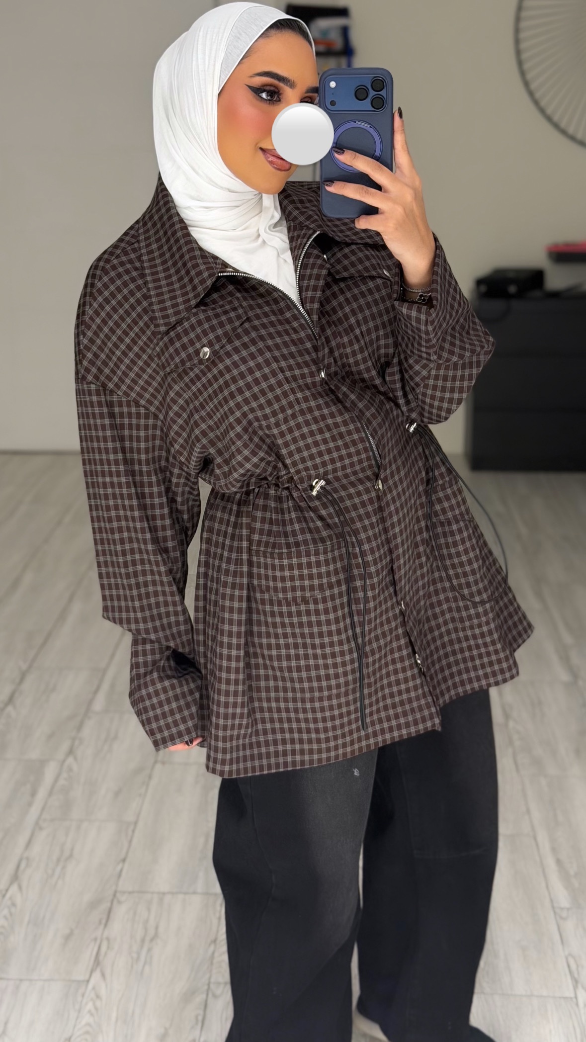 Checked Jacket 🖤🩶❤️ - الصورة 3