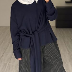 Alternative view of Wrapped Shirt - Navy