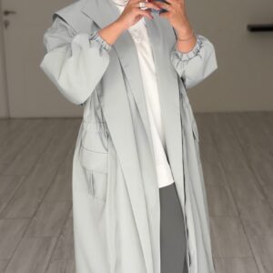 Hoodie Trench Coat