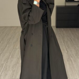 Alternative view of OliveXBrown Trench coat