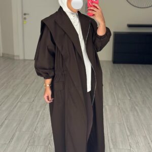 Alternative view of Brown Trench Coat