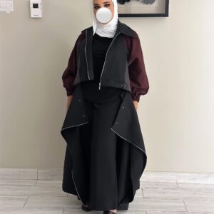 Alternative view of MultiColor Trench Coat