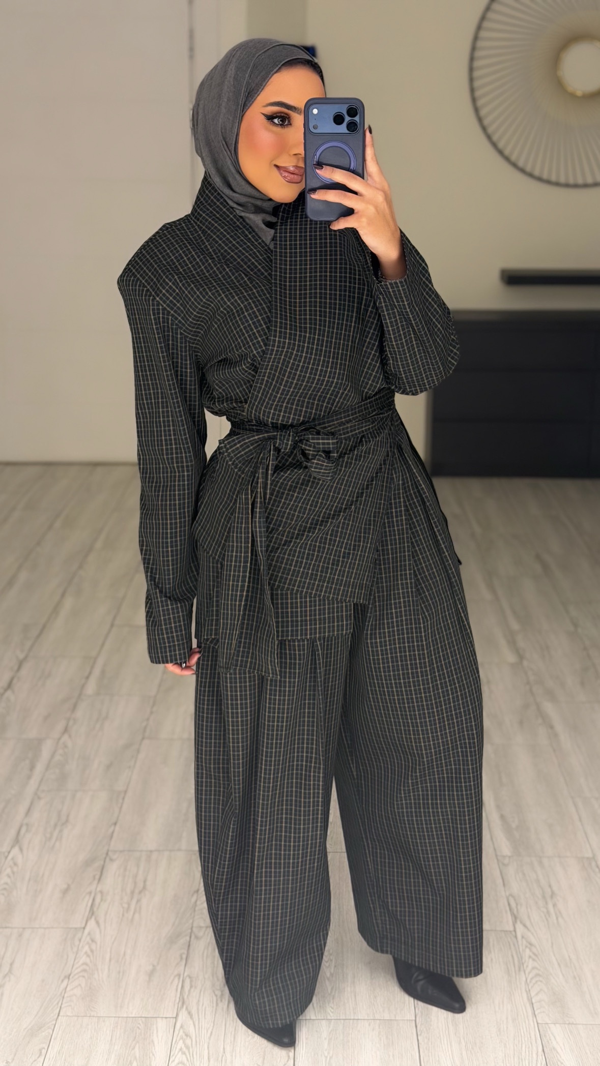 Checked Set - BlackxGrey