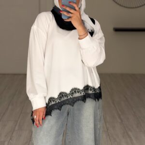 Alternative view of Danteil top - White