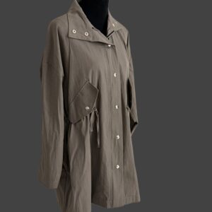 جاكيت فري سايز رمادي غامج