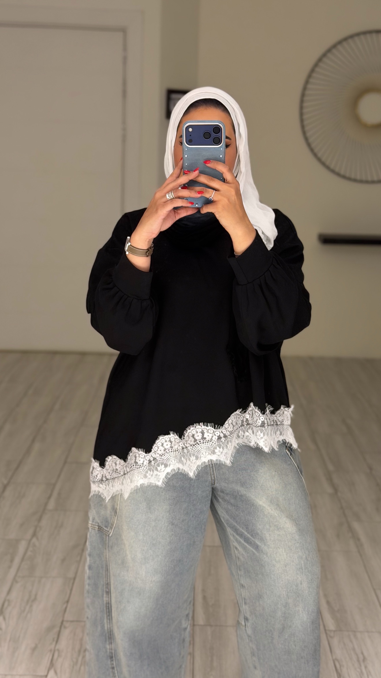 Danteil top - Black - الصورة 3