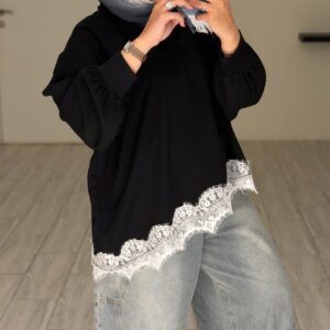 Alternative view of Danteil top - Black
