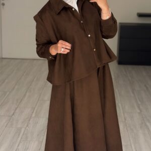 Suede Set - brown