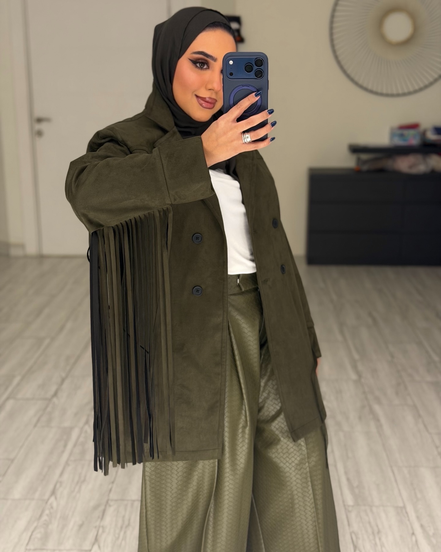 CowBoy Jacket - Olive - الصورة 10