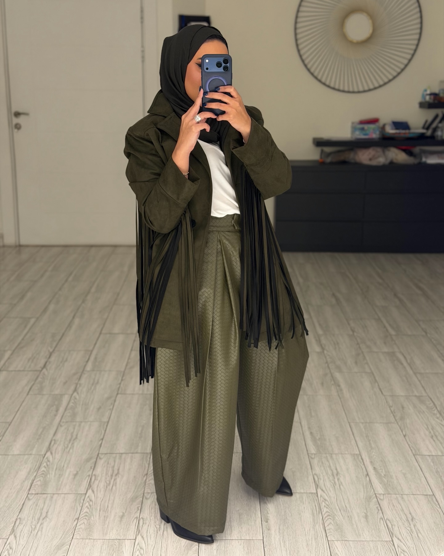 CowBoy Jacket - Olive - الصورة 7