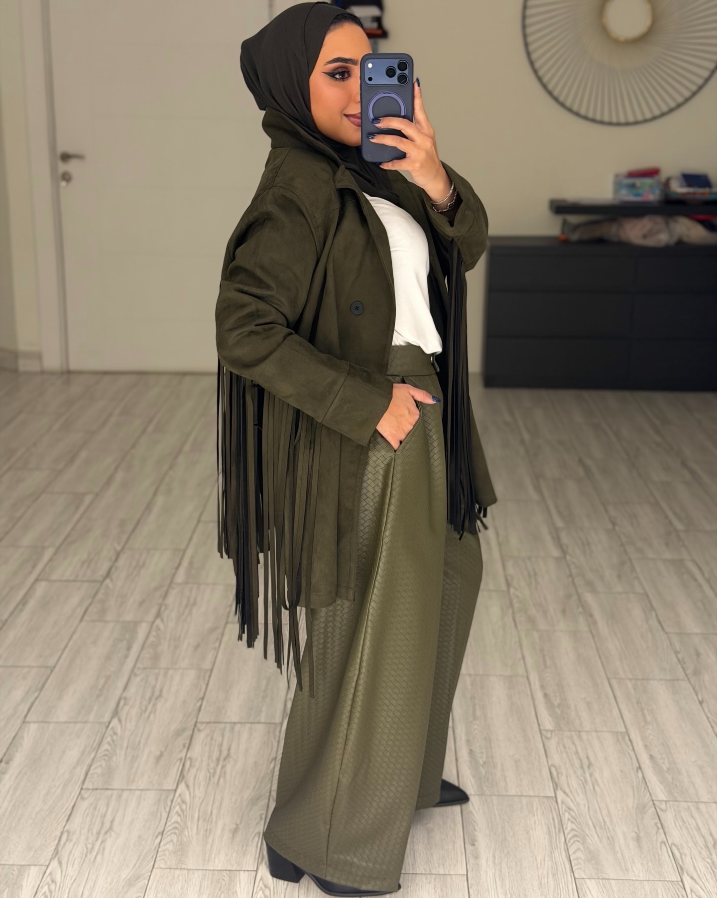 CowBoy Jacket - Olive - الصورة 4